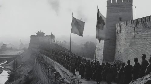 Soldiers on the Great Wall