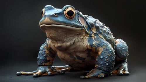 Detailed Frog Artwork