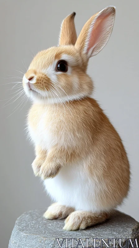 AI ART Adorable Rabbit Captured