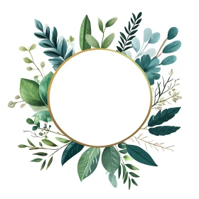 Greenery Encircled Frame
