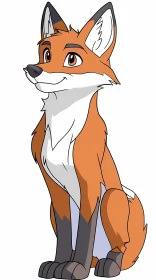 Fox Cartoon Drawing