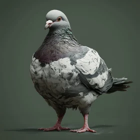 Pigeon Standing Still - Bird Photography