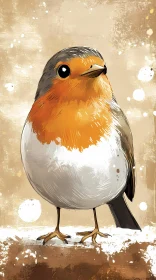 Robin Bird Art