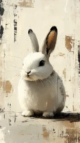 Charming Rabbit Art Image