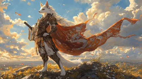 Armored Fox Warrior with Sword