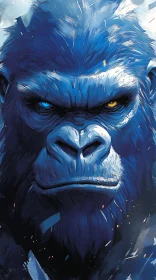 Piercing Gaze of a Gorilla