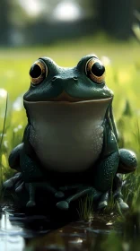 Frog in Grass
