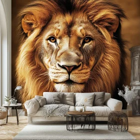 Majestic Lion Home Decor