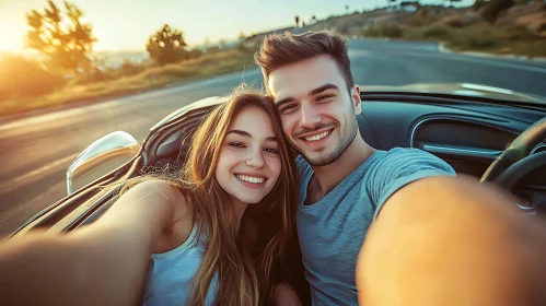 Convertible Ride Selfie