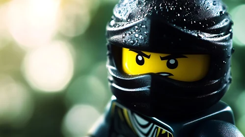 Detailed Lego Ninja Portrait