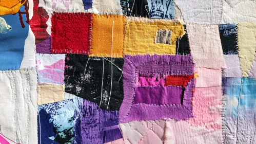 Abstract Fabric Patchwork