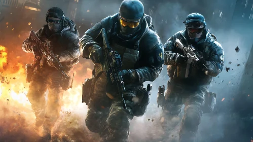 Elite Military Squad on Mission