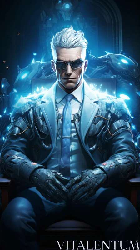 Hyperrealistic Video Game Character Portrait Illustration AI Image