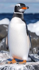 Antarctic Penguin in Natural Habitat