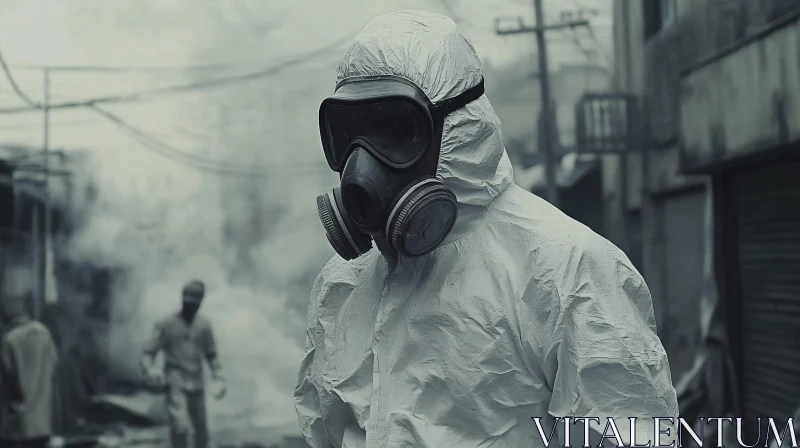 Post-Apocalyptic Protective Gear AI Image