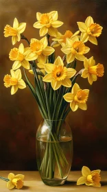 Yellow Daffodils Still Life