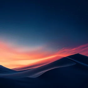 Sunset Over the Dunes