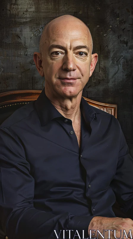 AI ART Formal Portrait of Jeff Bezos