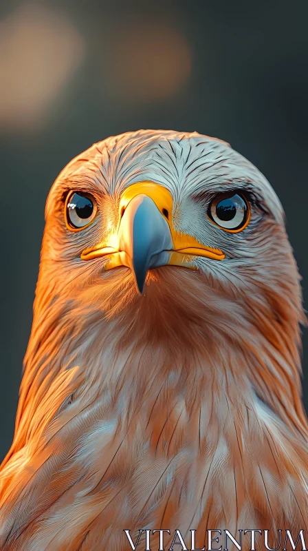 AI ART Fierce Eagle Close-Up