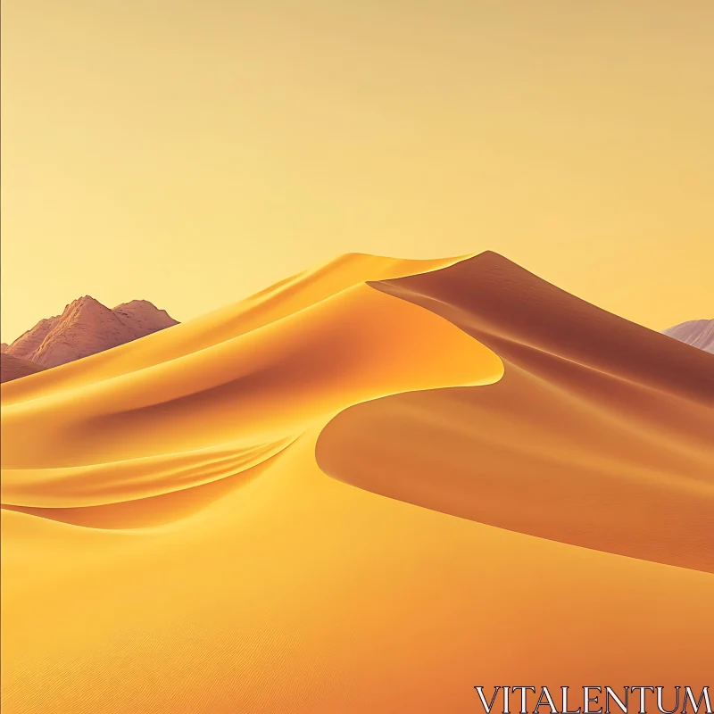 AI ART Desert Sandscape