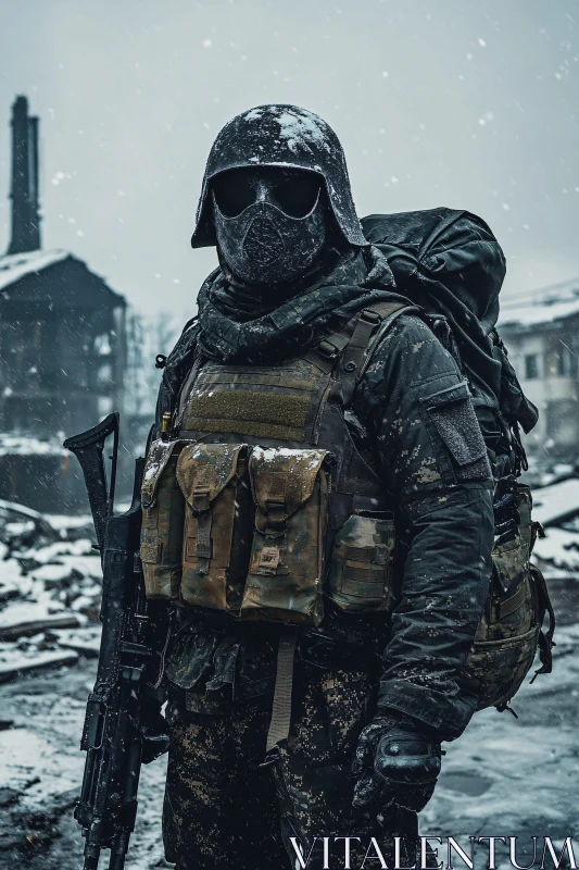 Snowy Battlefield Guardian