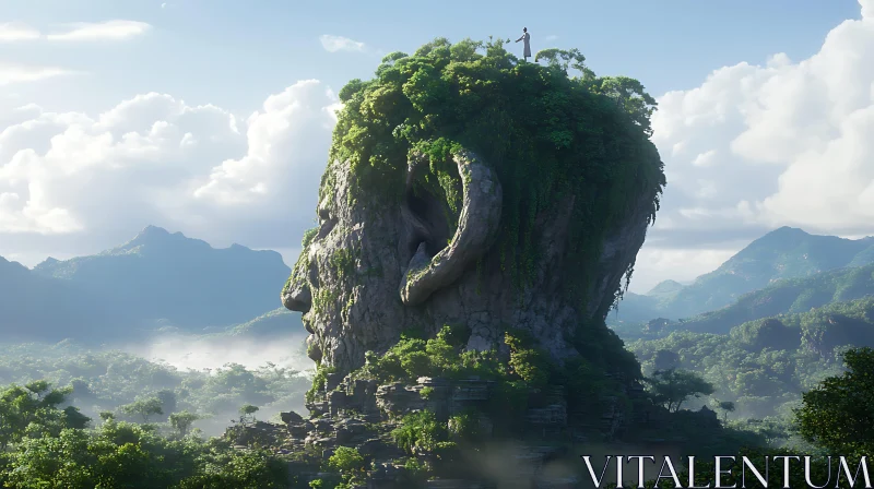 Green Stone Giant Mountain View
