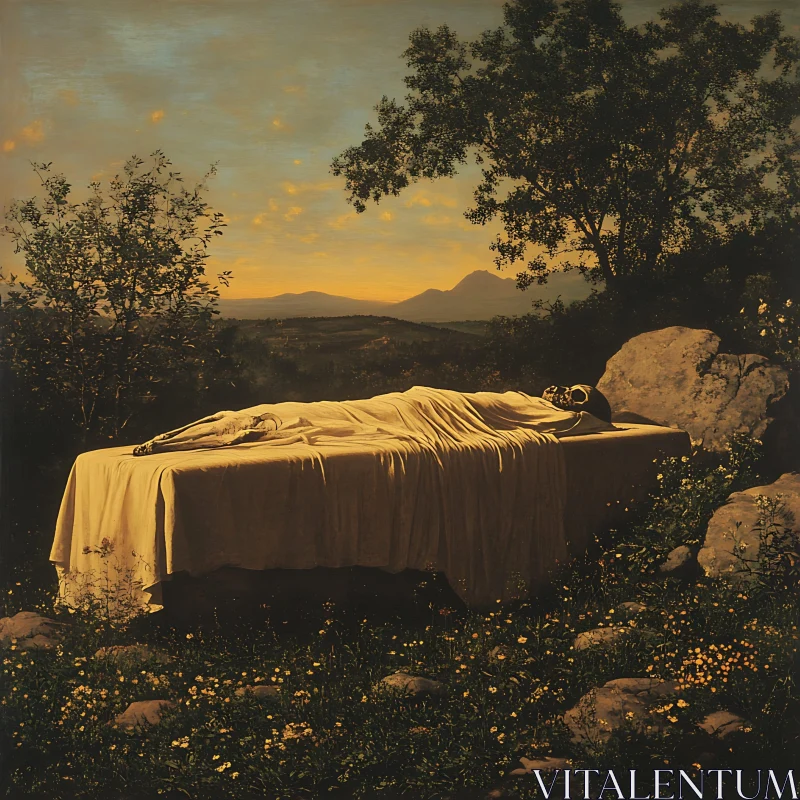 Stillness of Rest in Landscape Painting