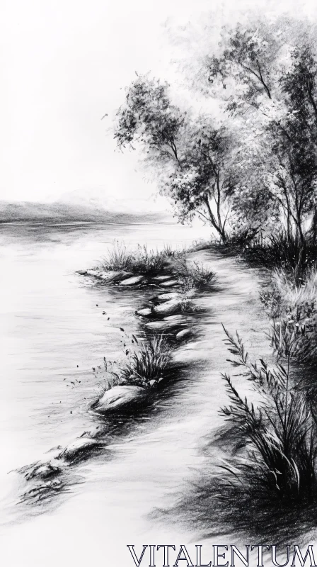Riverside in Sketch