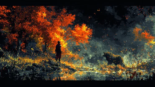 Pixelated Forest Confrontation