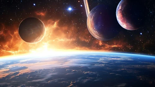 Cosmic Dance of Planets and Stars