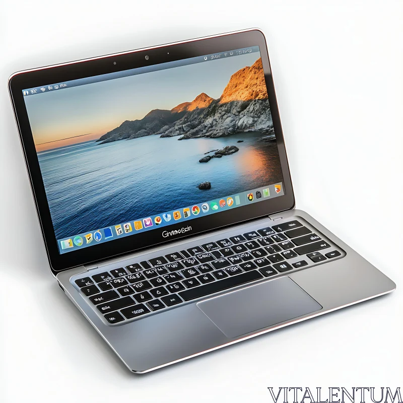 Contemporary Laptop with Scenic Screen