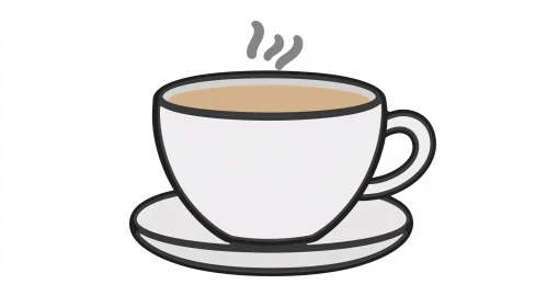 Steaming Coffee Cup