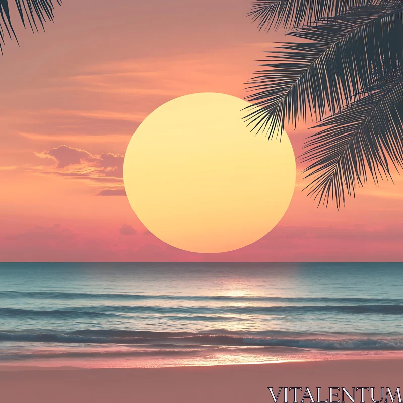Tropical Sunset Beach
