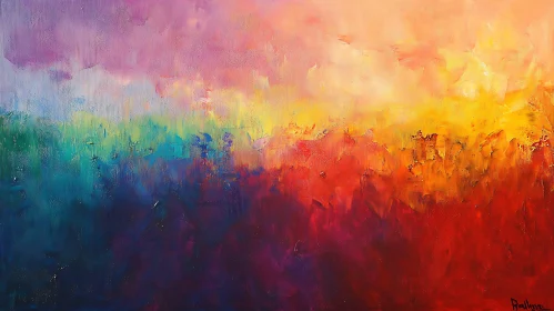 Abstract Color Symphony