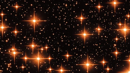 Celestial Starry Night Sky
