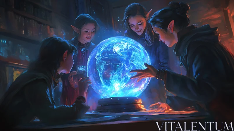 Mystic Elves and the Glowing Orb