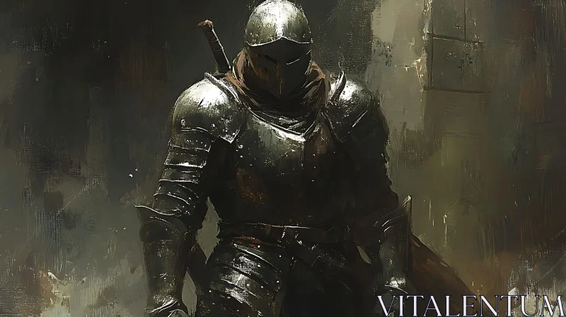Armored Knight Digital Art