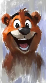 Playful Bear Art