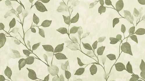 Calming Botanical Leaf Pattern Art