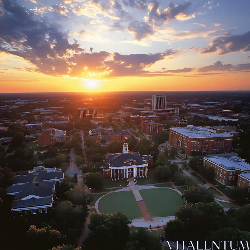 Golden Hour Over the City