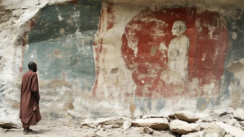 Echoes of Antiquity: Man and Mural