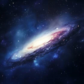 Celestial Spiral Galaxy
