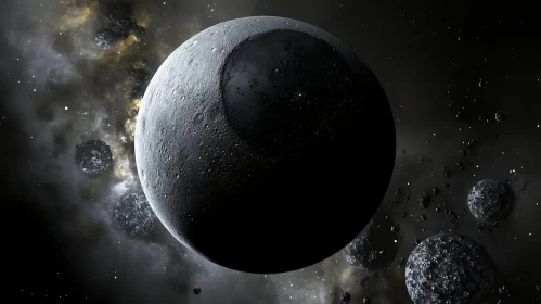 Cosmic Planet in Deep Space
