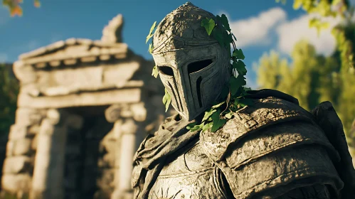 Stone Guardian of the Ancient Ruins