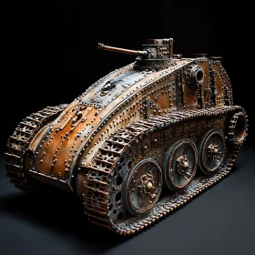 Riveted Metal Tank - War Machine