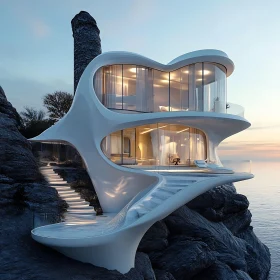 Modern Luxury Home Overlooking the Ocean