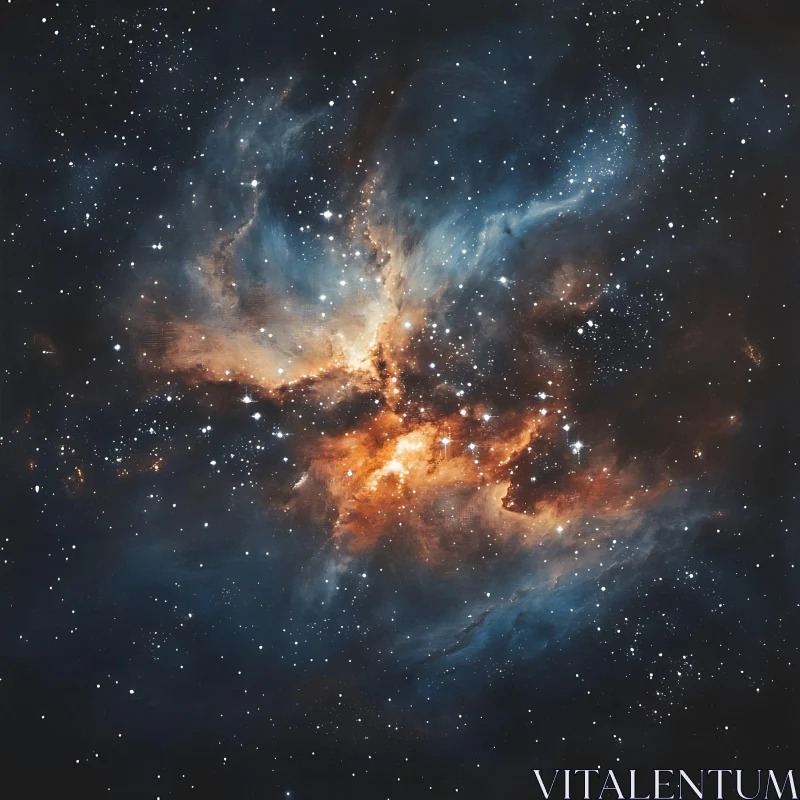 Celestial Nebula Starry Sky