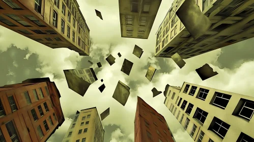 Dreamlike Urban Scene