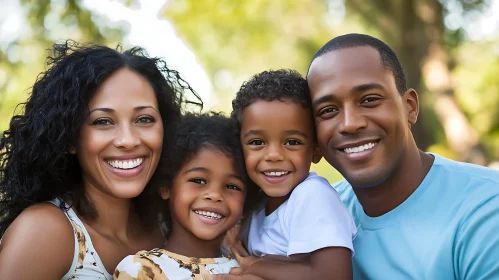 Happy Family Togetherness in Natural Light