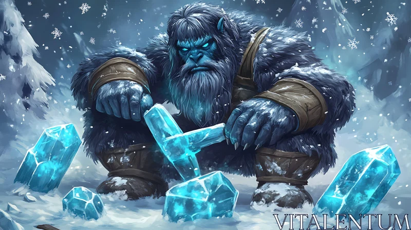 Winter Yeti Crafts Ice Tools